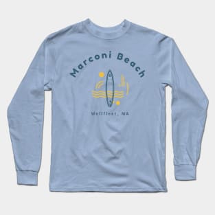 Marconi Beach Surfing Wellfleet Long Sleeve T-Shirt